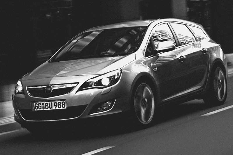Opel Astra Station Wagon. The station wagon variant of