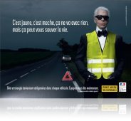 Karl Lagerfeld pour la sécurité Routière