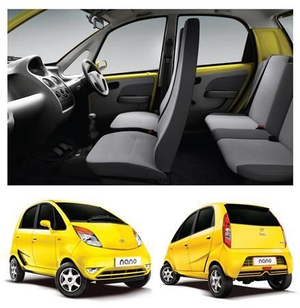 Tata Nano : intérieur / extérieur