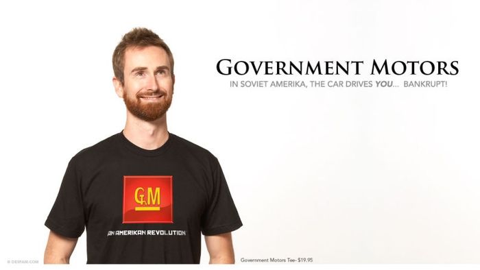 Government Motors un beau tshirt !
