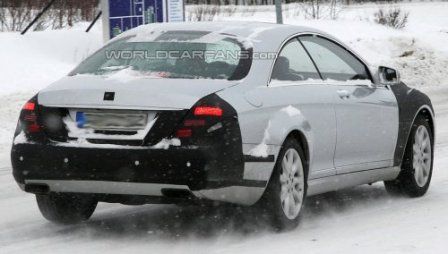 Mercedes CL Coupé - arrière - mule