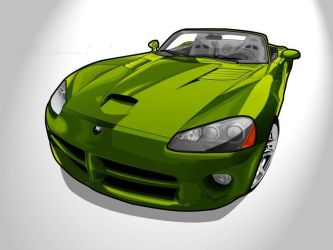 Dodge_Viper_SRT_10__Vector_art_by_Redxibi