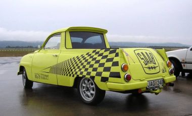 saab 95 pick up jaune