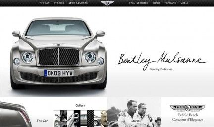 bentley mulsanne- le site