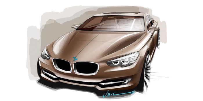 BMW serie5 GT sketch