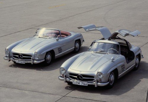 SL 1954 gullwing et cabrio