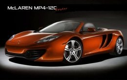 MP4-12C Spider rendering