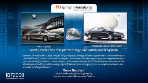 BMW Serie 7 et Mercedes - Intel