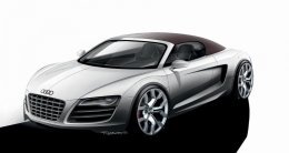 Audi R8 Spyder V10 dessin