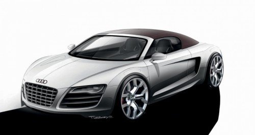 Audi R8 Spyder V10 dessin.1