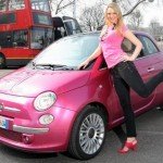 fiat 500 so pink