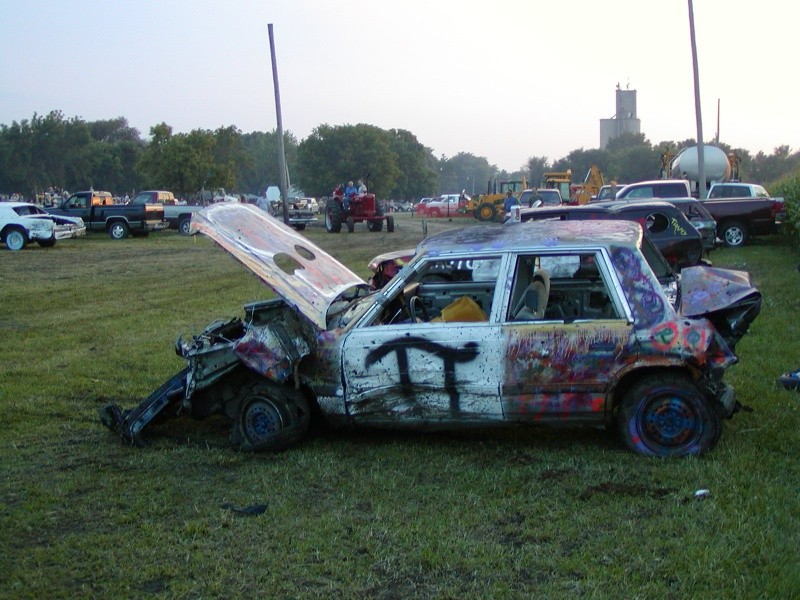 a demolition car