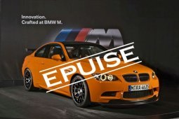 BMW M3 GTS - tout est vendu-