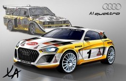 Audi a1 Quattro rally version