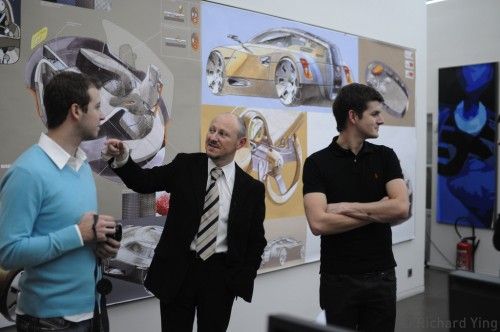 Gonzague au Renault Design Center