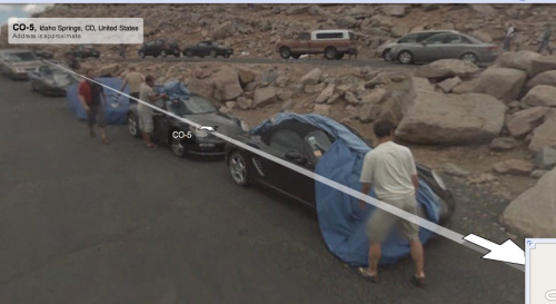 Porsche et Google Street View