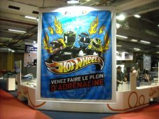 Le stand HotWheels du Mondial de l'Auto 2012