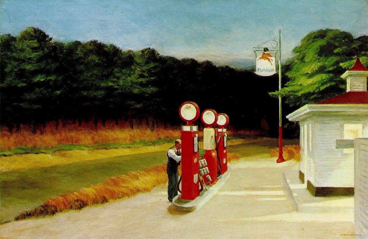 Edward Hopper : Gas - 1940 -