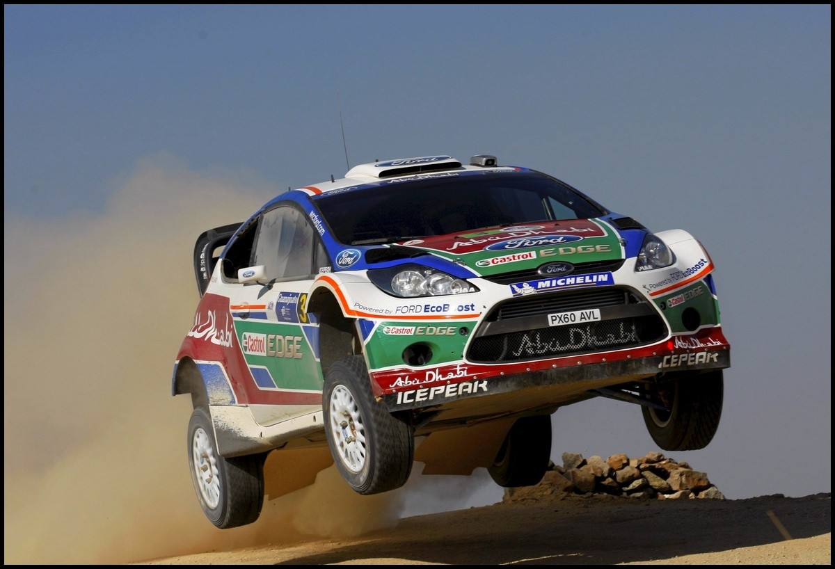 ford fiesta Rally Mexico-Hirvonen Action