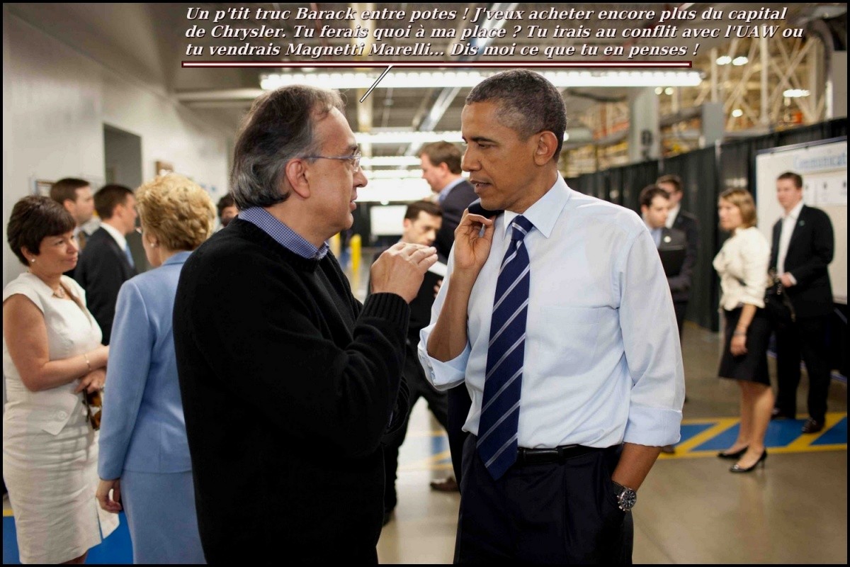 sergio Marchionne et Obama