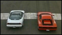 NSX versus Testarossa