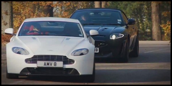 Aston Martin V8 Vantage vs Jaguar XKR-S