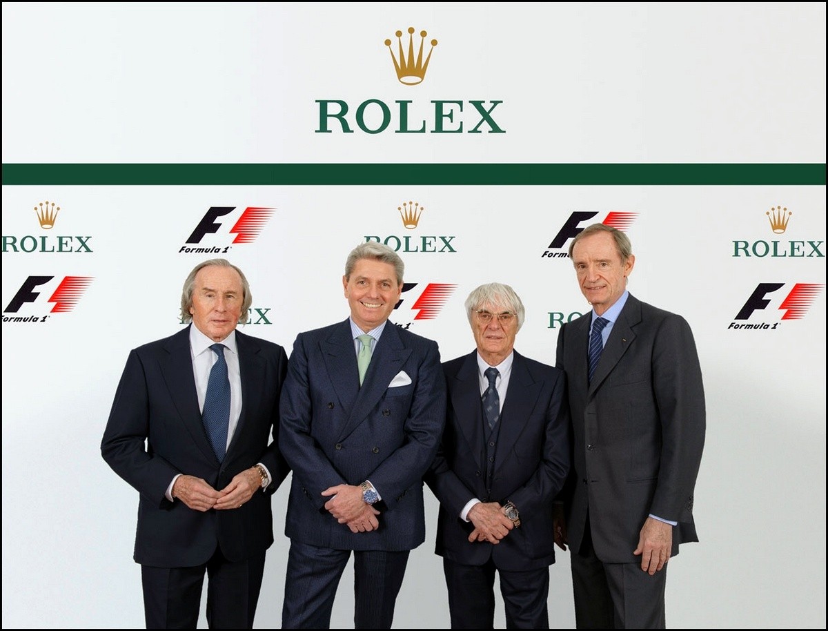 rolex devient le chronométreur officiel de la F1