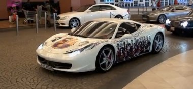 F458 Italia FC Barcelone