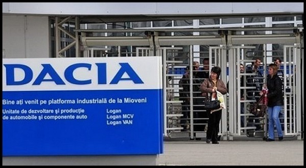 Usine Dacia de Mioveni -entrée salariés-