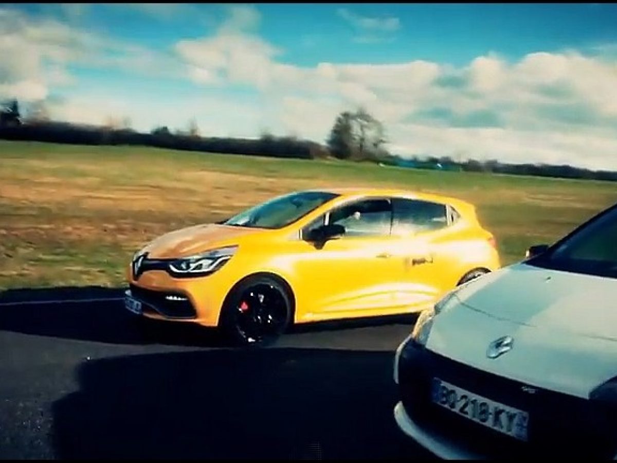 Renault Clio 3 RS Cup vs Clio 4 RS 200 : Run sur 400 mètres (vidéo)