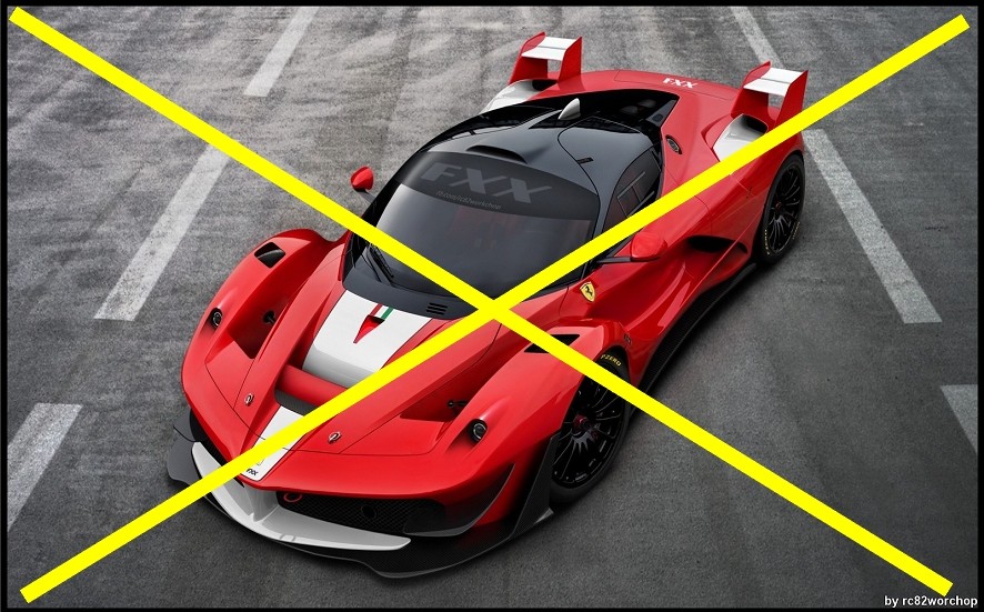 Ferrari LaFerrari FXX , c'est non