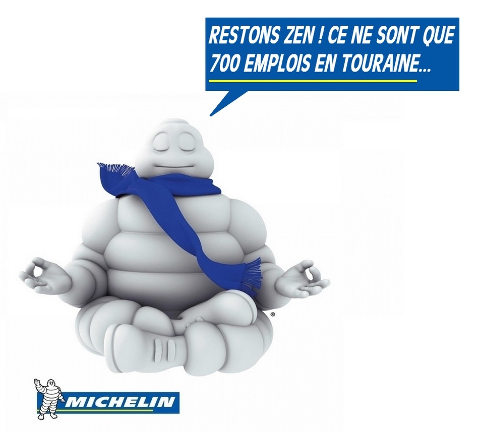 Why is the michelin man white