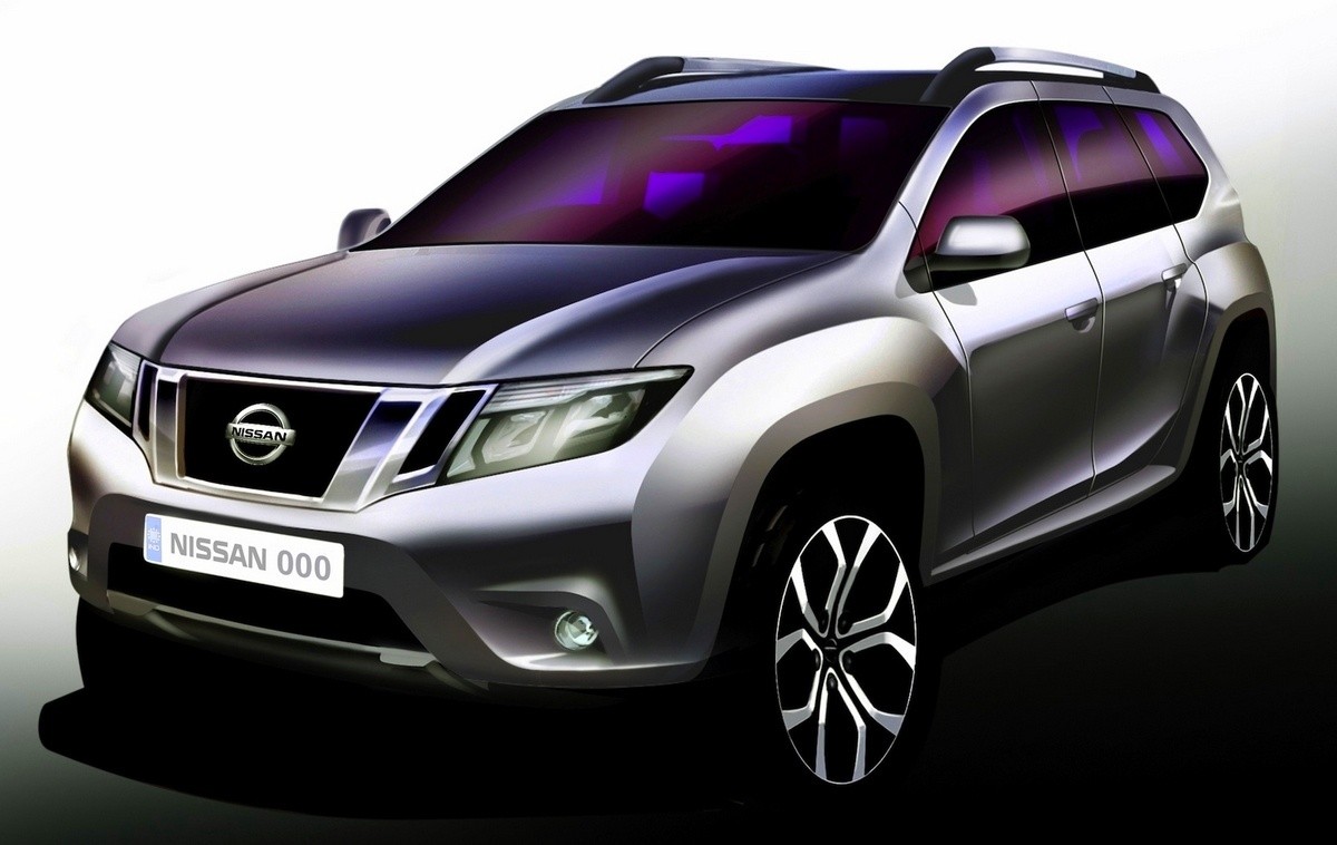 Nissan-Terrano for India - sketch officiel