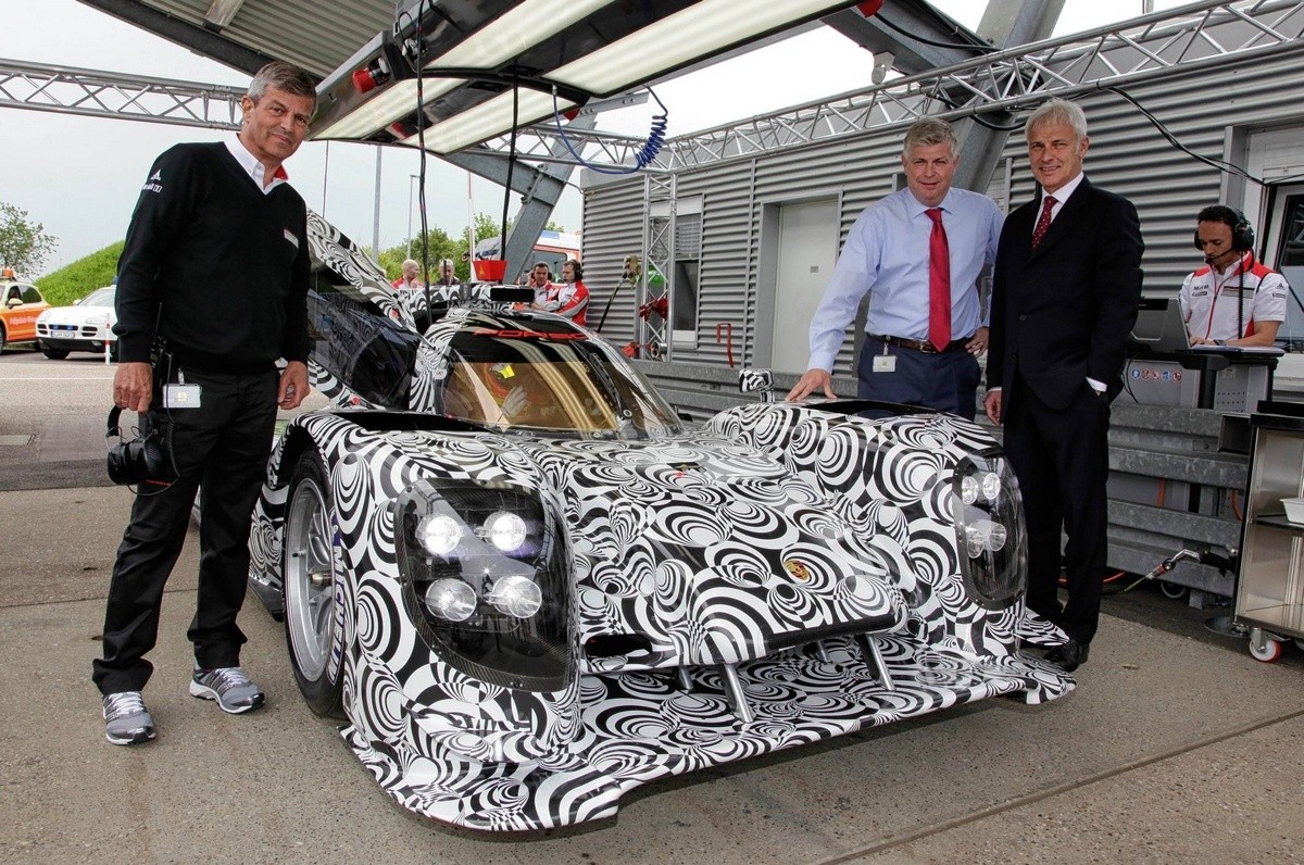 Porsche LMP1 en test à Weissach