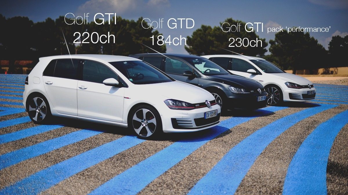 Prise en main des nouvelles VW Golf GTI et GTD : Les trentas vont ...