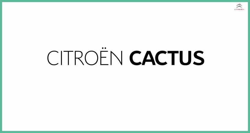 Citroën Cactus teaser