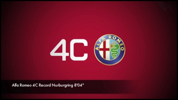 Alfa Romeo 4C record sur le Ring