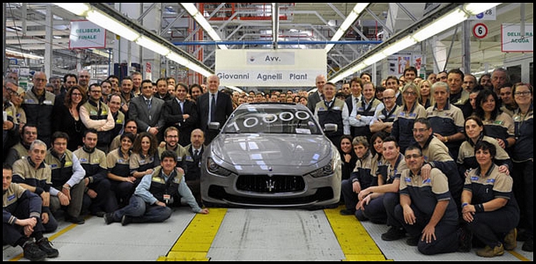 10000 Maserati produites à Grugliasco