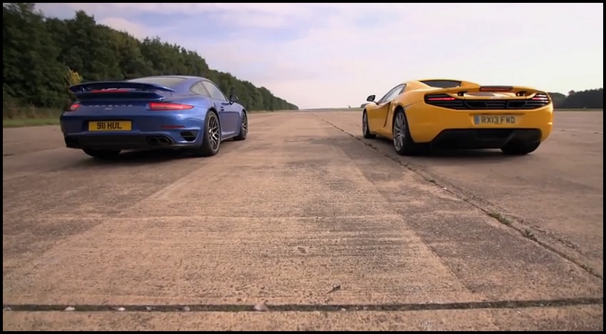 McLaren MP4-12C vs Porsche 911 Turbo S par C