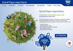 Grand pique nique Dacia