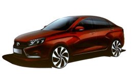 lada Vesta sketch