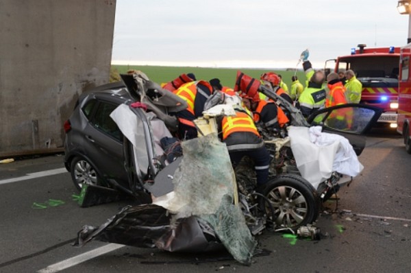accident de voiture par L'Union - L'Ardennais