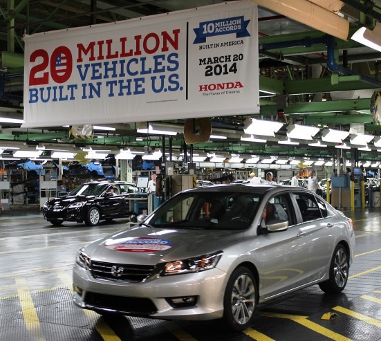 Honda Celebrates 20 Millionth Automobile Built in the U.S.