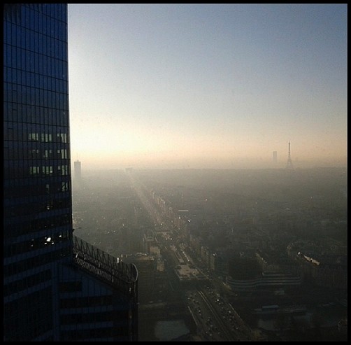 Paris dans la pollution