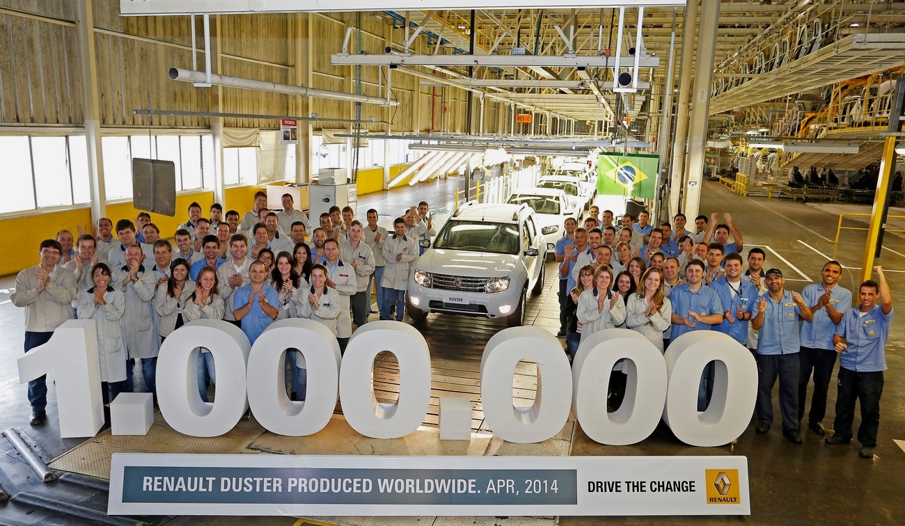 DUSTER UN MILLION D'EXEMPLAIRES