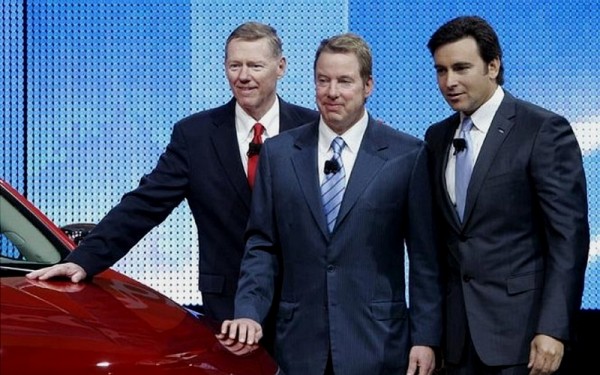 Allan Mulally; Bill Ford et Mark Fields