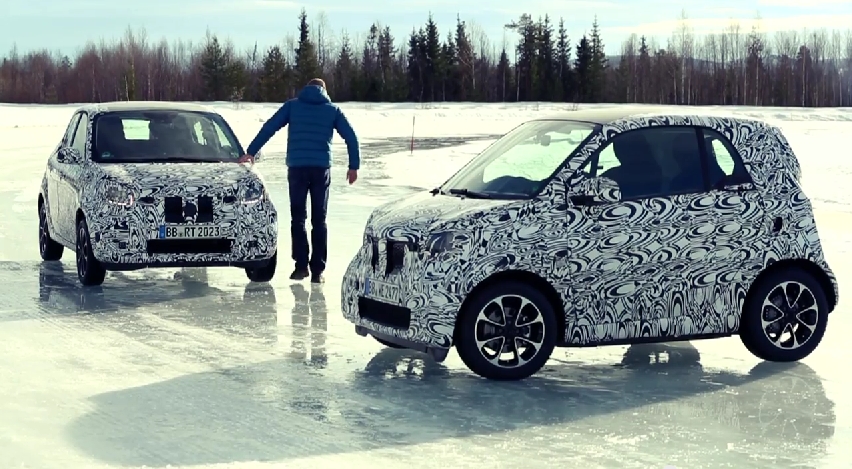 les Smart Fortwo et Forfour 2015 teasent