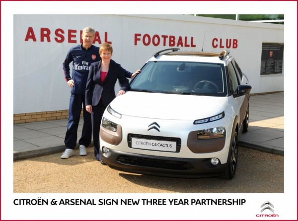 Citroen et Arsenal prolongent leur contrat