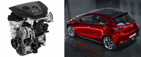 Future Mazda 2 et nouveau moteur SkyActiv-D 1.5 L