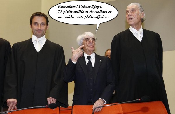 Bernie Ecclestone et la justice allemande par AFP, BB pour RPonline.de